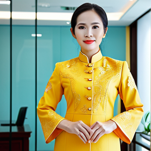 Home 20 Professional Businesswoman**
"A professional Vietnamese businesswoman in a modern ao dai (traditional long dress) tailored as a modest business suit, standing in a bright, modern Ho Chi Minh City office. Fully clothed, appropriate attire, safe for work, perfect anatomy, natural proportions, professional photography, high quality."
**